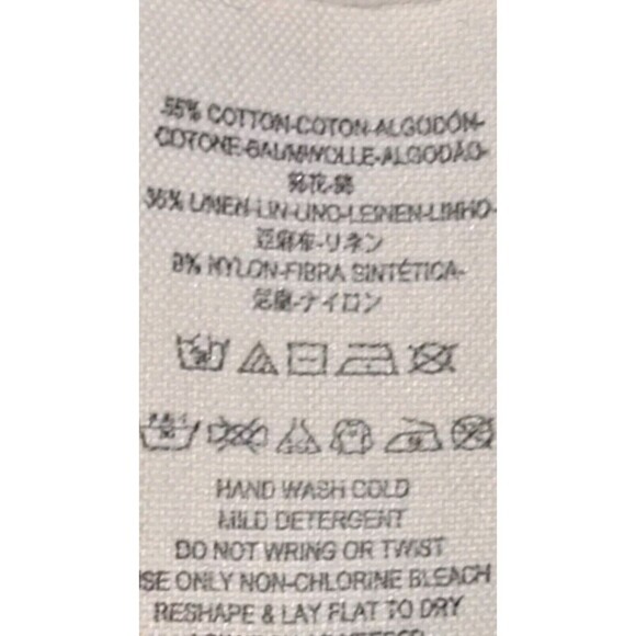 Free People Crop Sweater Womens Small Gray Marbled Electric City Linen Cotton - Picture 8 of 8